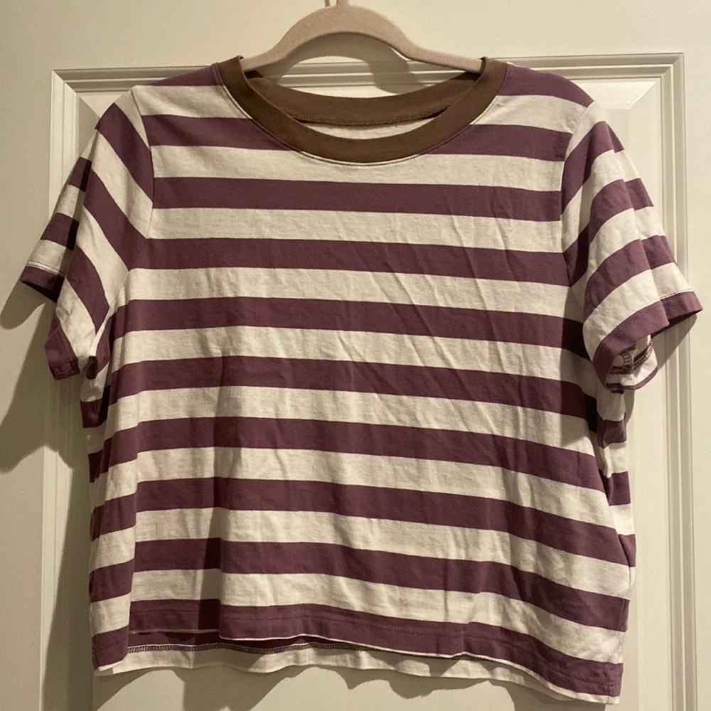 NWOT Madewell Boxy-Crop Tee